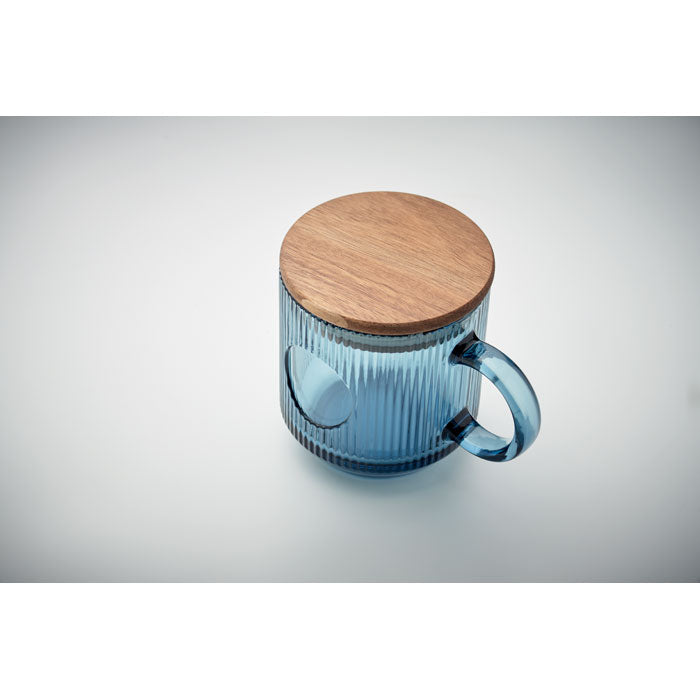 VITRIO MUG - Taza de vidrio acanalado 300ml