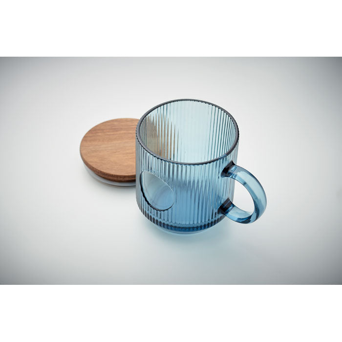 VITRIO MUG - Taza de vidrio acanalado 300ml