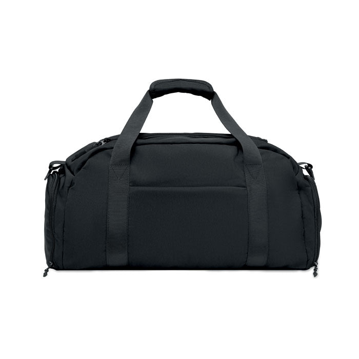 ELEVA - Bolsa de deporte urbana 20L en color negro con asas y compartimentos funcionales