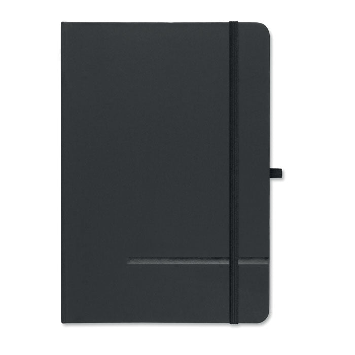 READYSET - Estuche de regalo de 3 piezas con libreta A5 de tapa rígida en color negro.