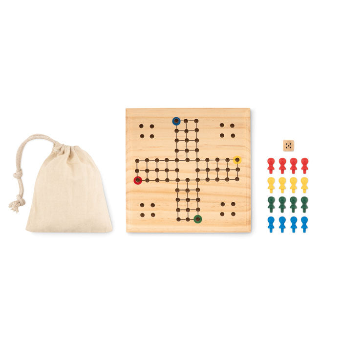 LUDO - Juego de viaje de madera