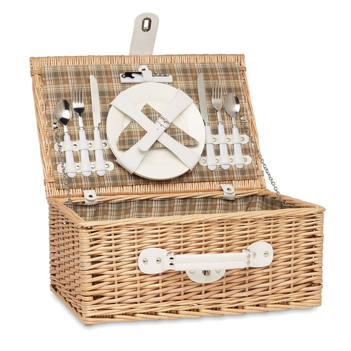 MIMBRE - Cesta de picnic para 2 personas