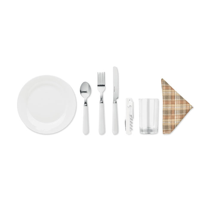 MIMBRE PLUS - Cesta de picnic para 4 personas