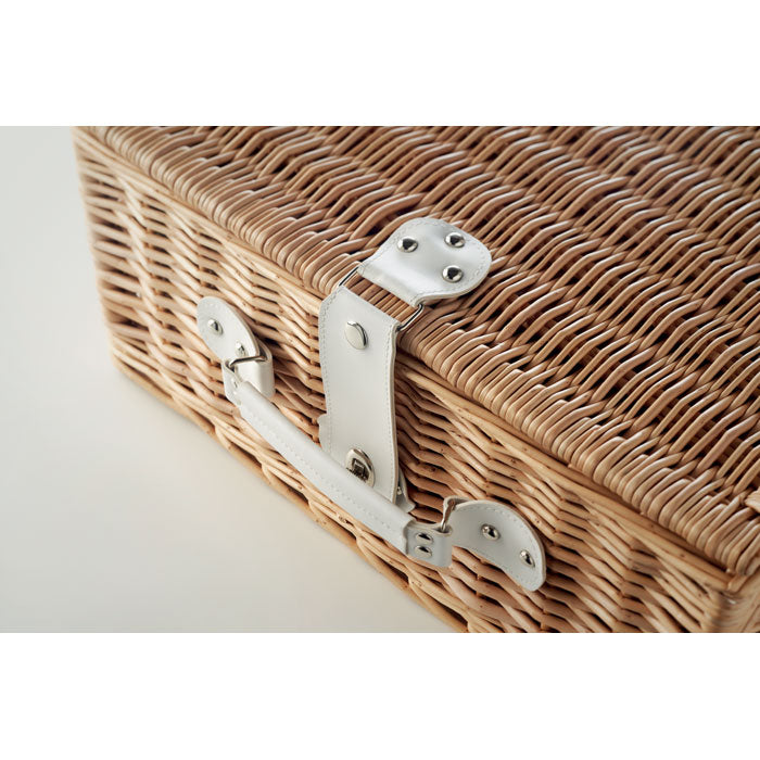 MIMBRE PLUS - Cesta de picnic para 4 personas