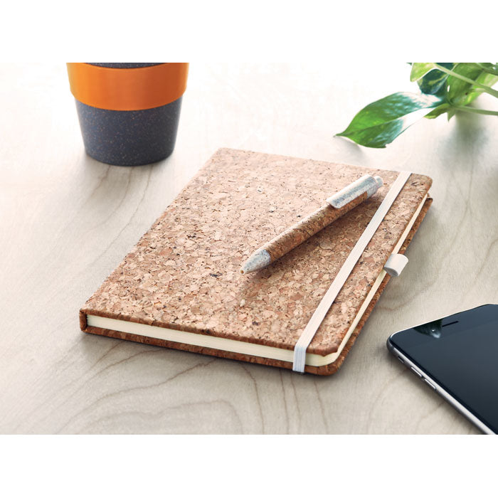 SUBER SET - Set libreta bolígrafo corcho