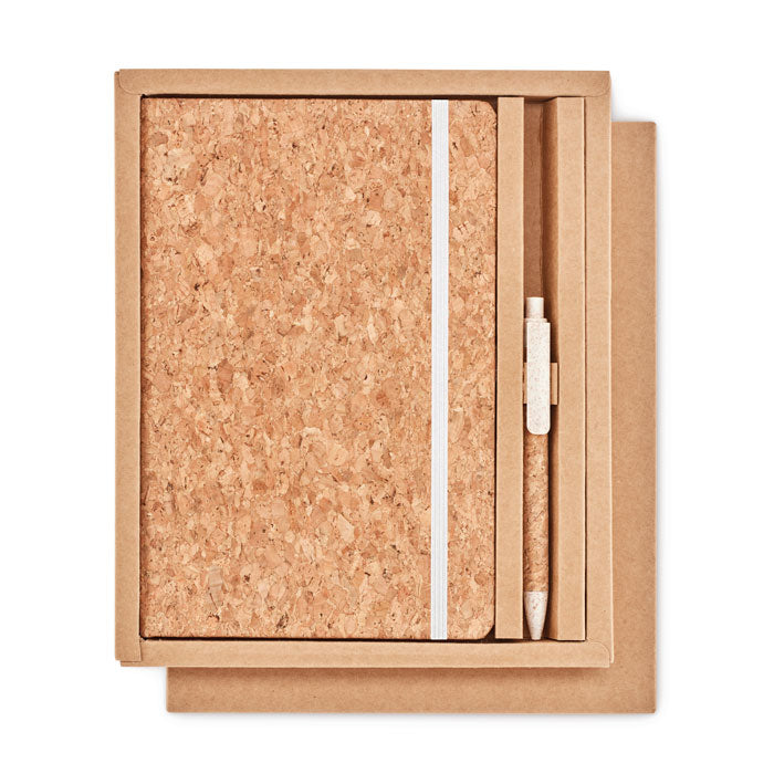 SUBER SET - Set libreta bolígrafo corcho
