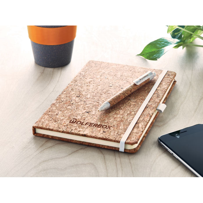 SUBER SET - Set libreta bolígrafo corcho