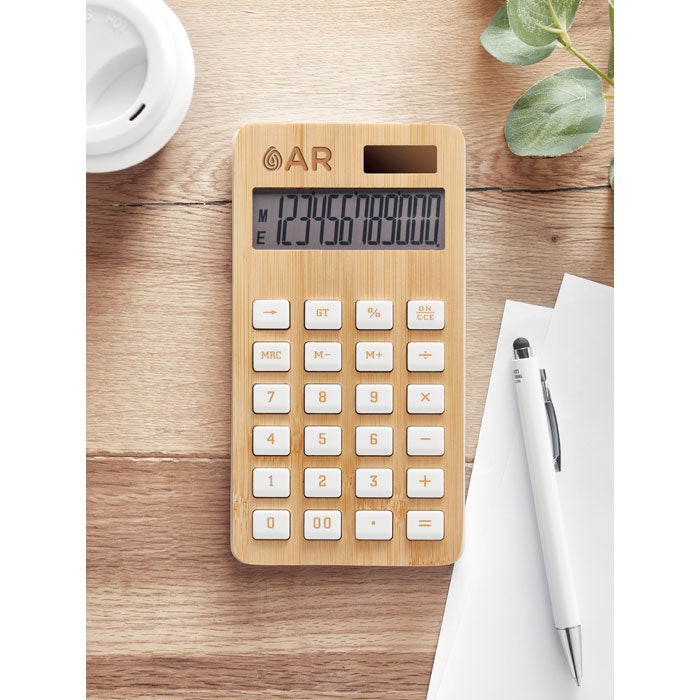 CALCUBIM - Calculadora bambú de 12 dígitos