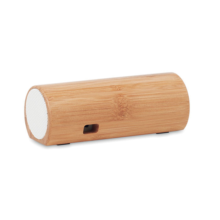 SPEAKBOX - Altavoz bambú inalámbrico 2x5W