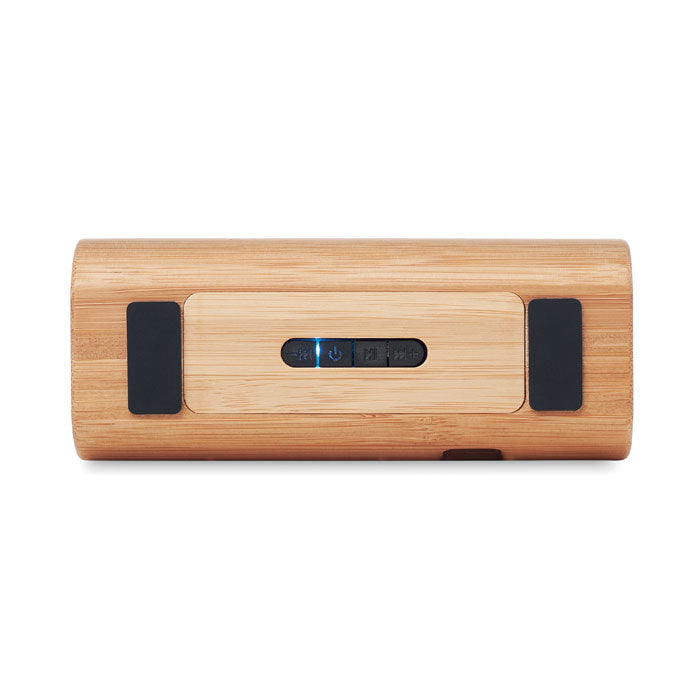 SPEAKBOX - Altavoz bambú inalámbrico 2x5W