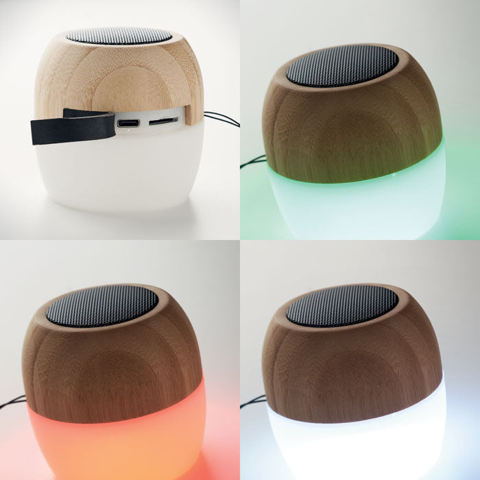 CLEVELAND - Altavoz bambú inalámbrico 5.0
