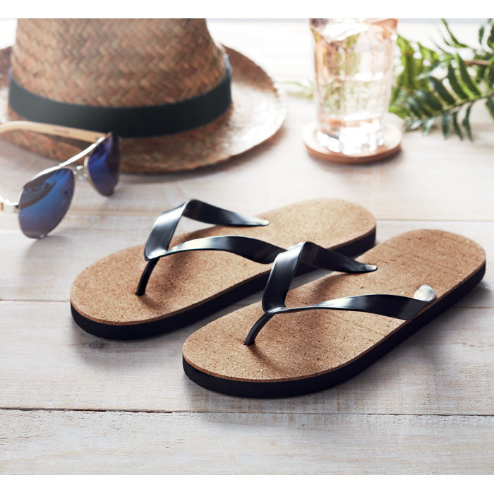 BOMBAI L - Chanclas de playa de corcho L