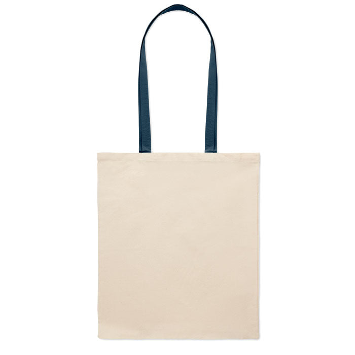 Vista trasera de la bolsa ZEVRA con asas largas azul marino. Diseño minimalista y funcional para la categoría Luggage & Bags.