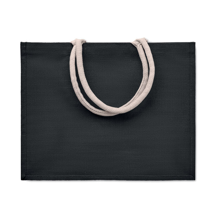 AURA - Bolsa de yute y asas algodón