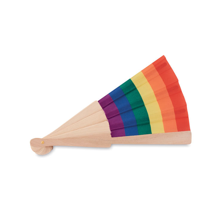 BOWFAN - Abanico de madera rainbow