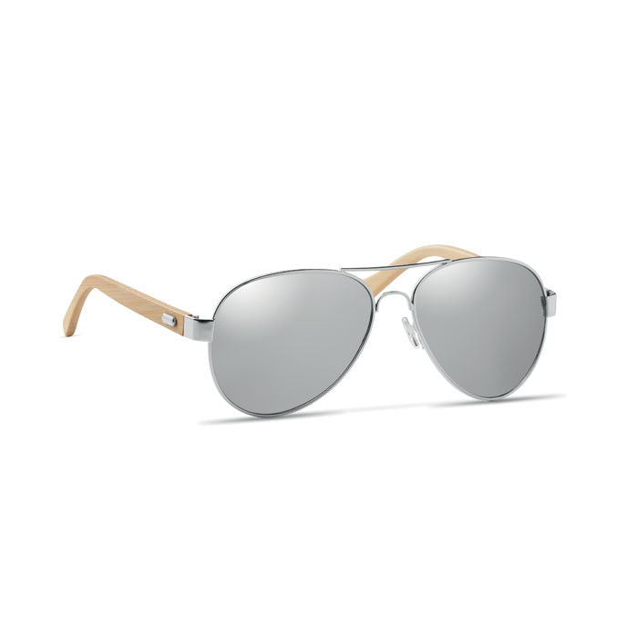 HONIARA - Gafas de sol de bambú en bolsa