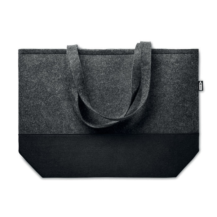 DUO INDICO - Bolsa compras de fieltro RPET
