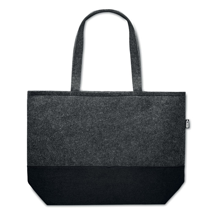 DUO INDICO - Bolsa compras de fieltro RPET