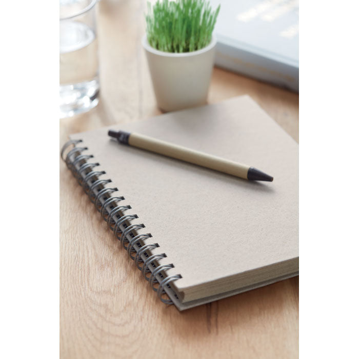 GRASS BOOK - Libreta anillas A5 papel hierba
