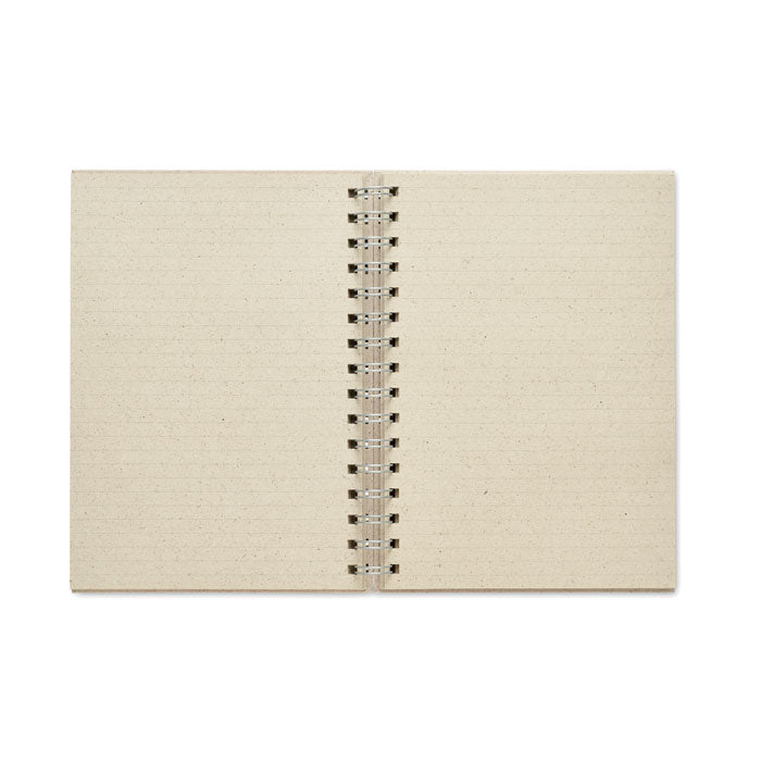 GRASS BOOK - Libreta anillas A5 papel hierba