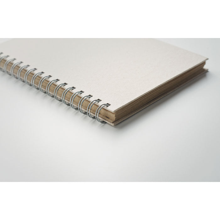 GRASS BOOK - Libreta anillas A5 papel hierba