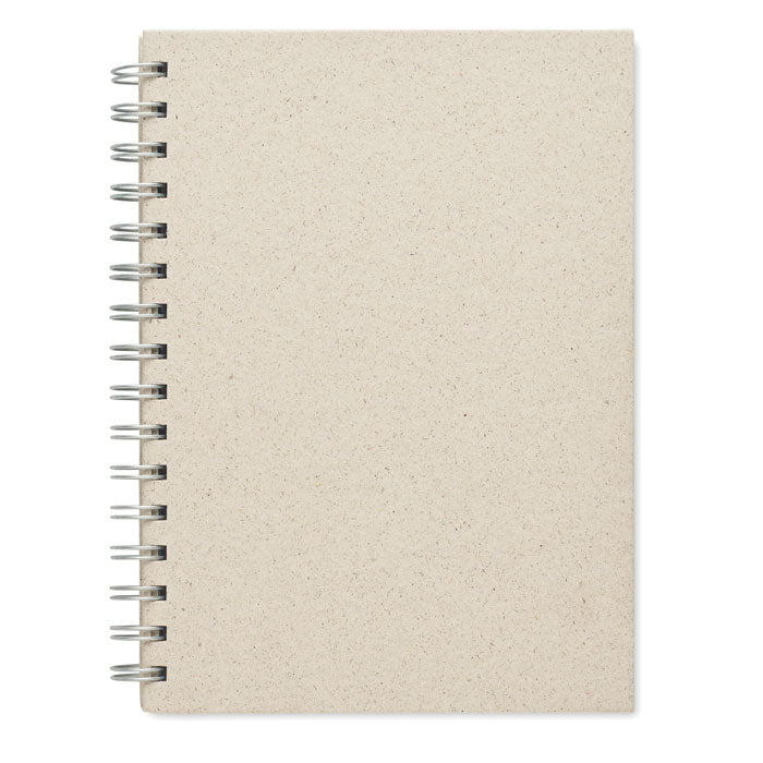 GRASS BOOK - Libreta anillas A5 papel hierba