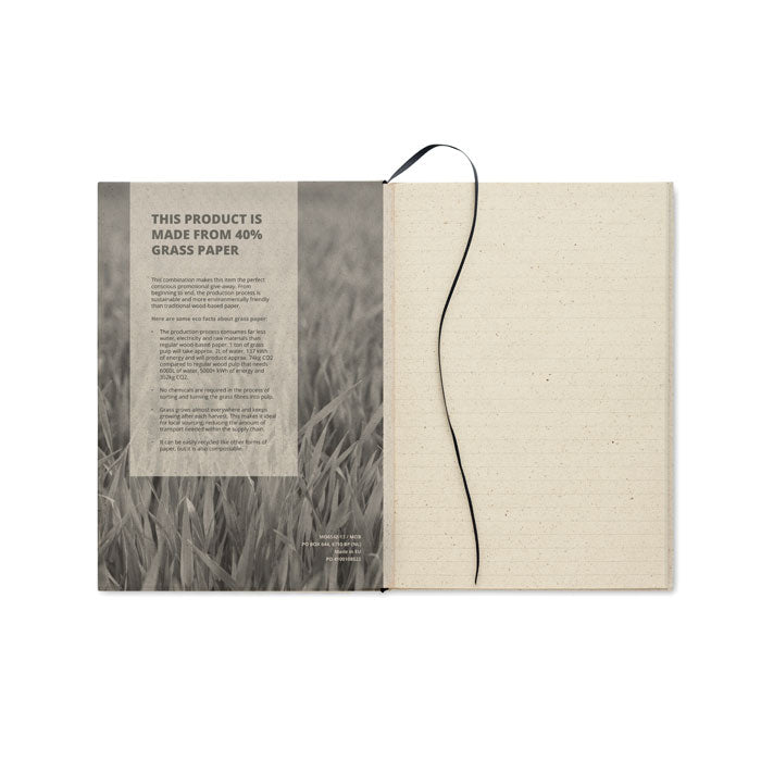 GRASS NOTES - Libreta A5 papel de hierba