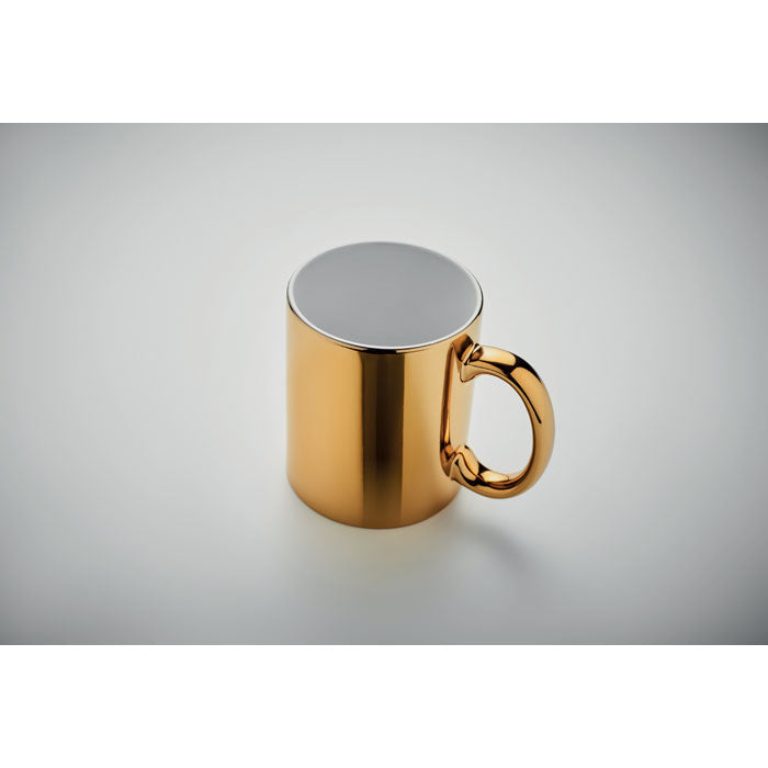 HOLLY - Taza cerámica metálica 300 ml