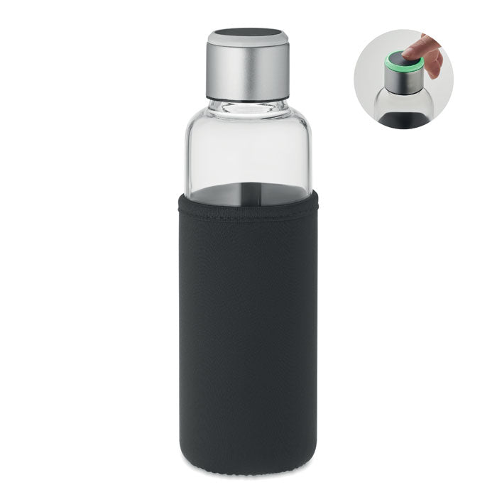 INDER - Botella de vidrio con sensor