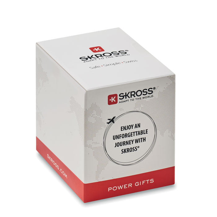 WORLD TO EUROPE - Skross Mundo a Europa USB 12W