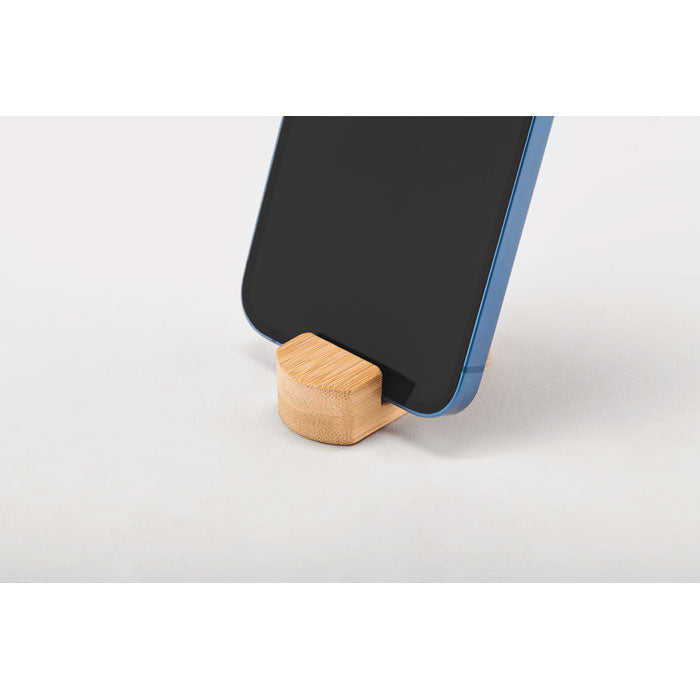 POY - Mini soporte teléfono de bambú