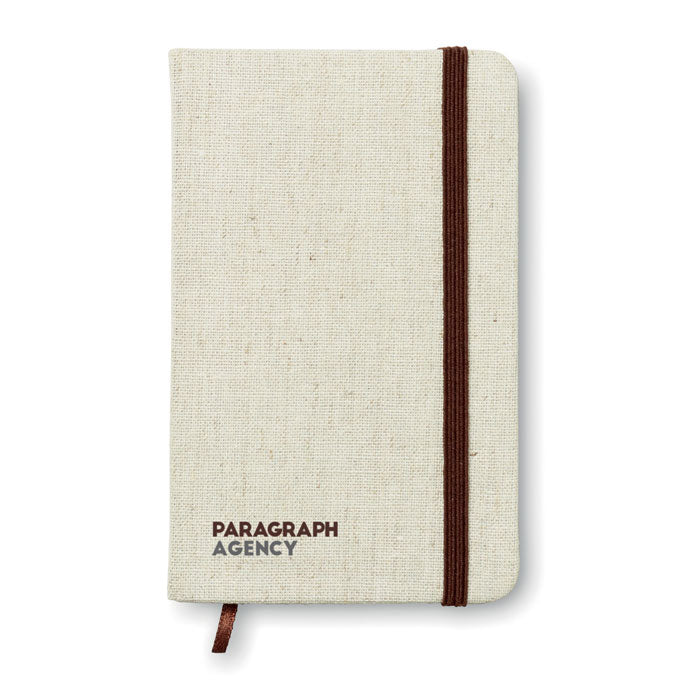 RUNDO + - Cuaderno A6 con tapa de canvas