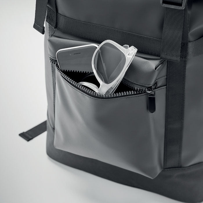 JAYA BAG - Mochila roll top de lona 50C