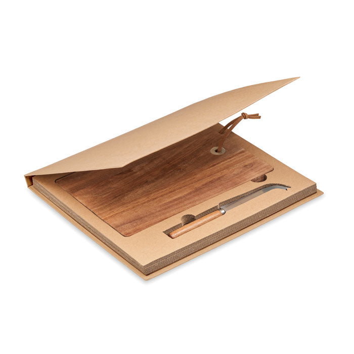 OSTUR LARGE - Set tabla quesos de acacia