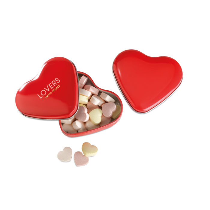 LOVEMINT - Caja corazón con caramelos