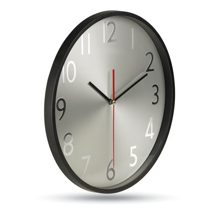 RONDO - Reloj pared esfera plateada