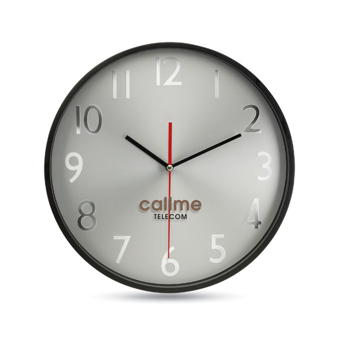 RONDO - Reloj pared esfera plateada