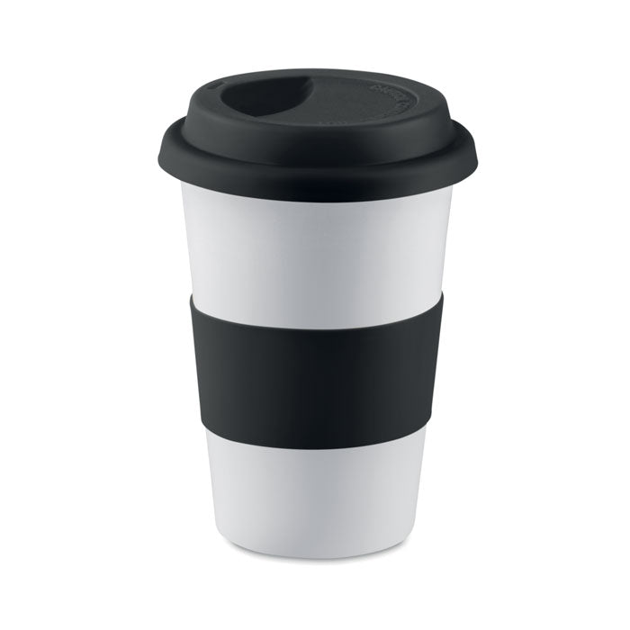 TRIBECA - Taza cerámica y tapa silicona