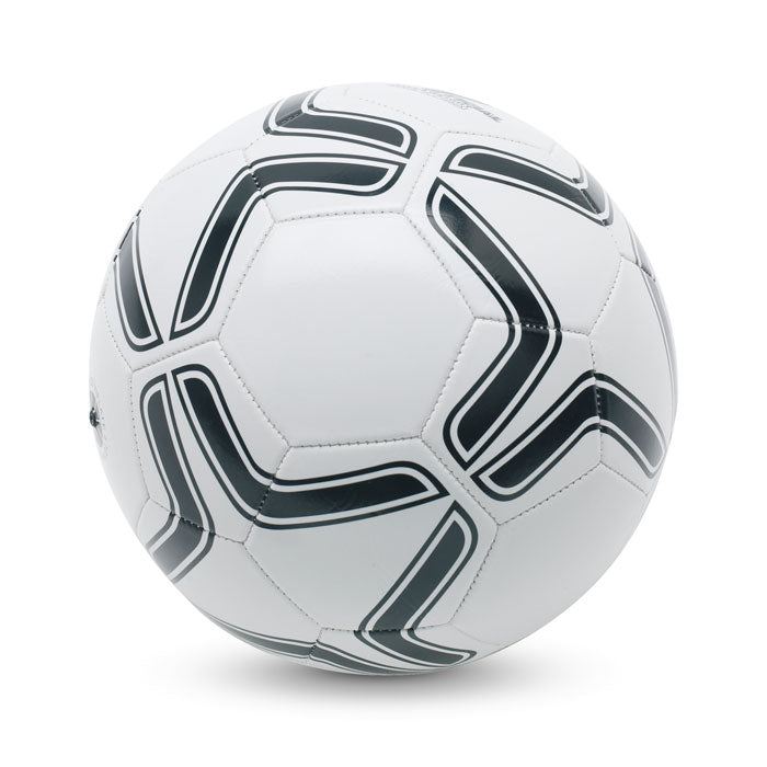 Balón de fútbol de PVC blanco y negro