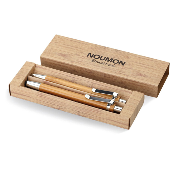 BAMBOOSET - Set de bolígrafo y lápiz en ba