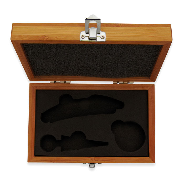 SONOMA - Set de vino en caja de bambú
