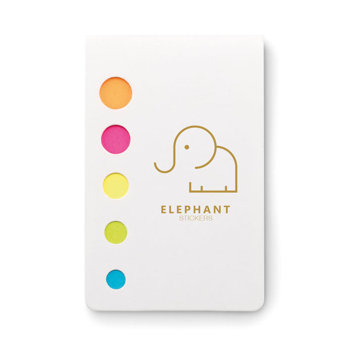 MEMOSTICKY - Notas adhesivas 5 colores