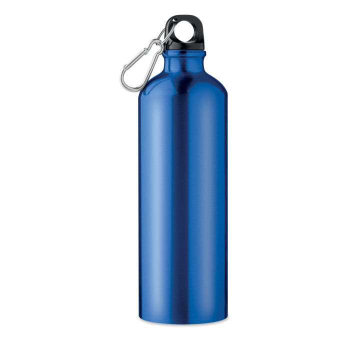 BIG MOSS. Botella de aluminio de 750 ml con mosquetón, ligera, antifugas
