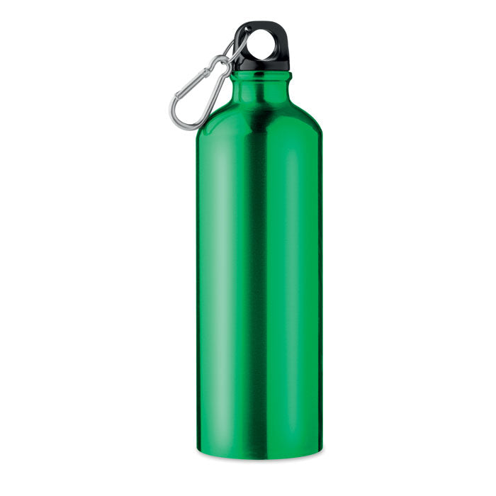 BIG MOSS. Botella de aluminio de 750 ml con mosquetón, ligera, antifugas