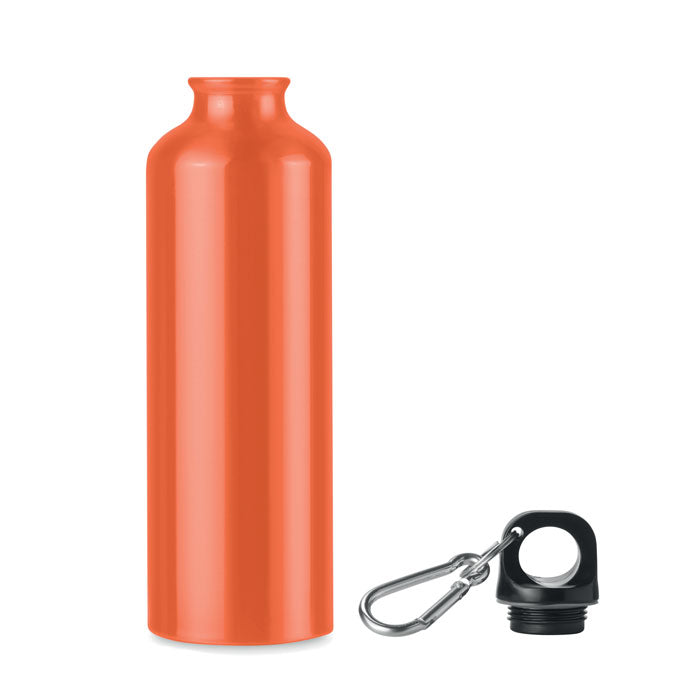 BIG MOSS. Botella de aluminio de 750 ml con mosquetón, ligera, antifugas