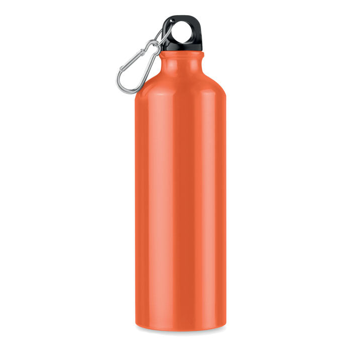 BIG MOSS. Botella de aluminio de 750 ml con mosquetón, ligera, antifugas