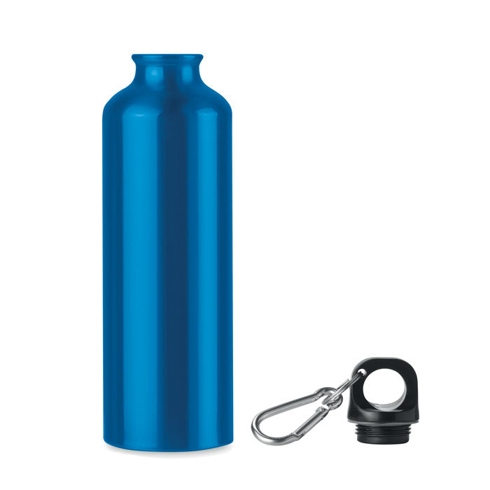 BIG MOSS. Botella de aluminio de 750 ml con mosquetón, ligera, antifugas