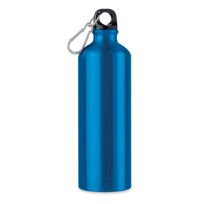 BIG MOSS. Botella de aluminio de 750 ml con mosquetón, ligera, antifugas