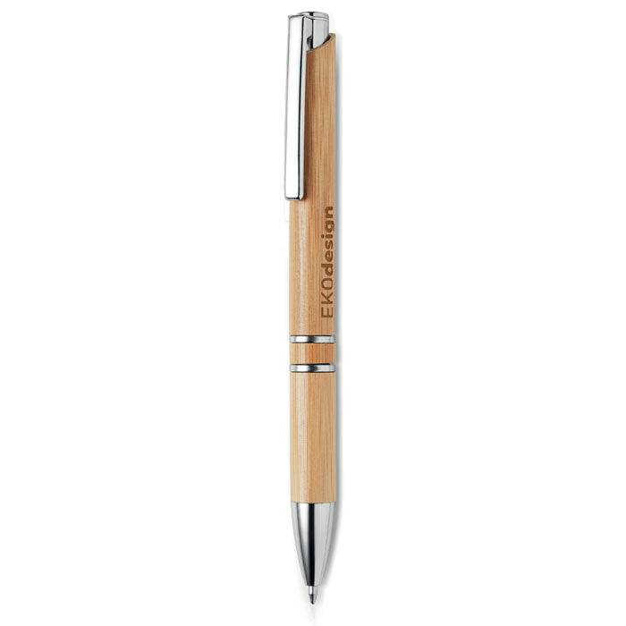 BERN BAMBOO - Bolígrafo pulsador bambú