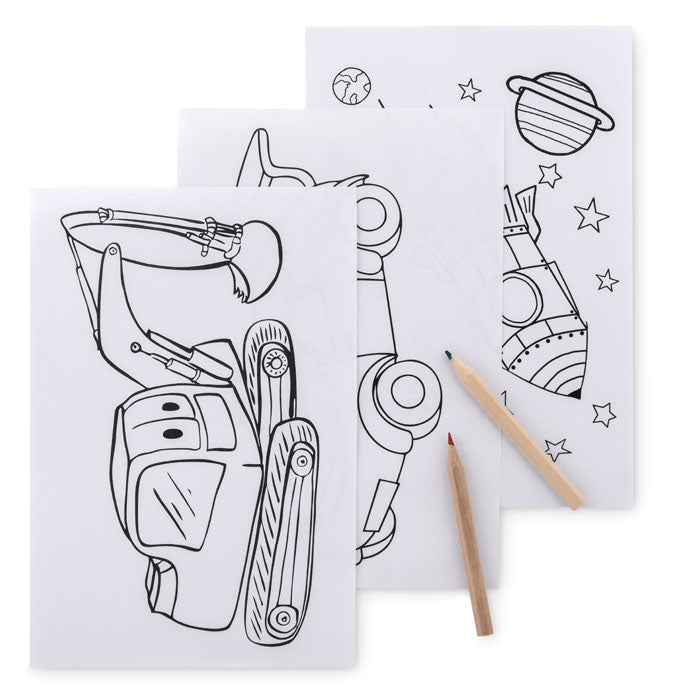 FOLDER2 GO - Set de 6 lápices para colorear
